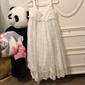Beautiful long gown size 3t Used for Beach pics